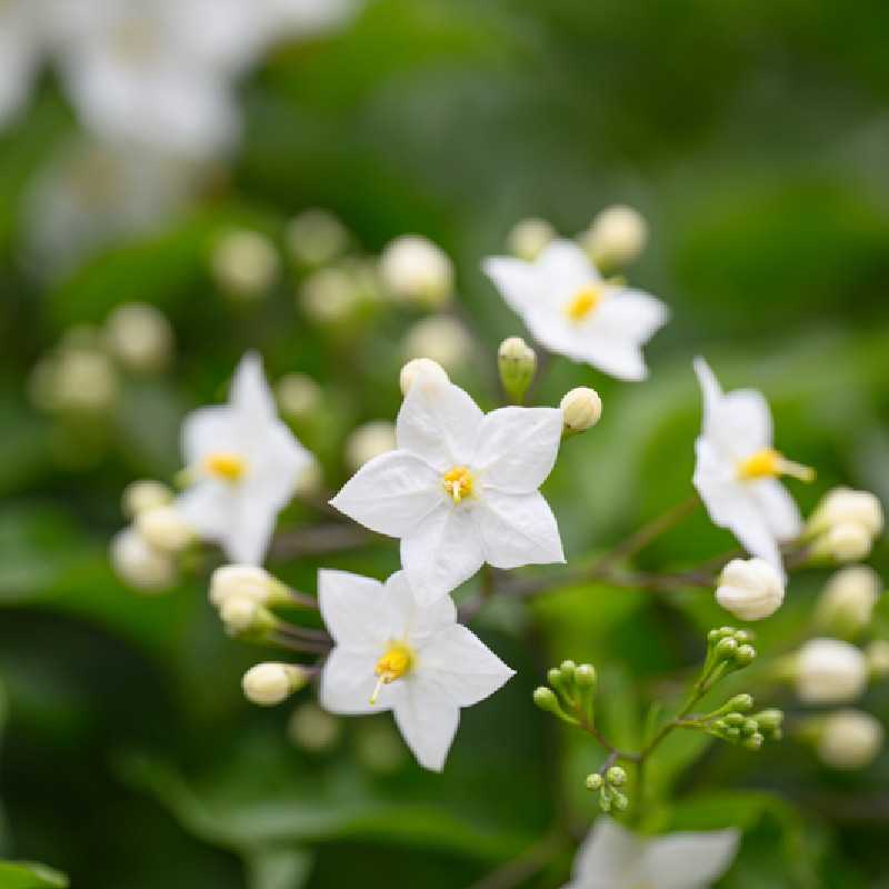 Morelle faux jasmin - Solanum jasminoides ‘Album‘